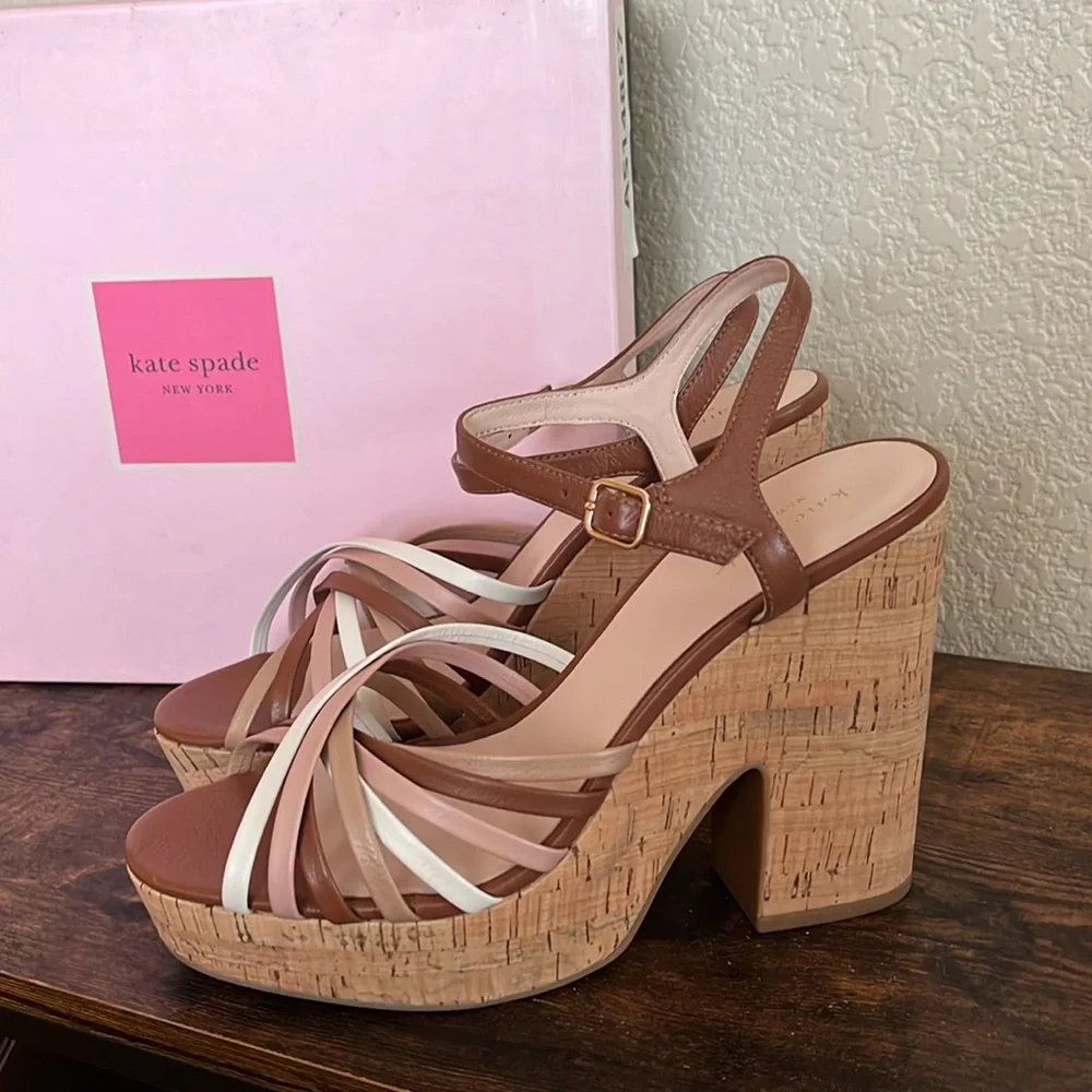 🆕 Kate Spade ♠️ Glow platform Sandals